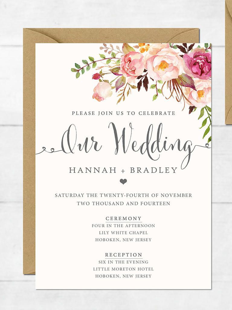 Unique Wedding Invitation Cards