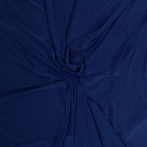Royal Blue ITY Fabric Polyester Lycra Knit Jersey 2 way Spandex Stretch